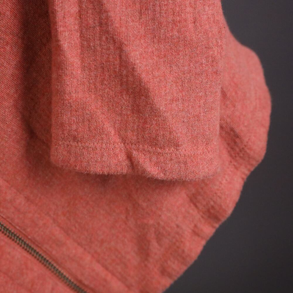 Carbon 2 Cobalt Hoodie Womens L Pink Coral Space Dye Lined Full Zip Sweatshirt - Picture 6 of 10